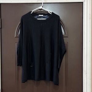 Mer Sea Black Sweater
